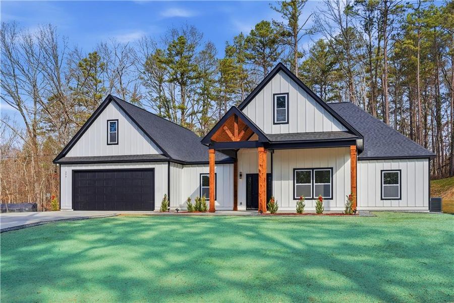 Front exterior of a new home in , Cartersville, GA, highlighting curb appeal (Image 20).