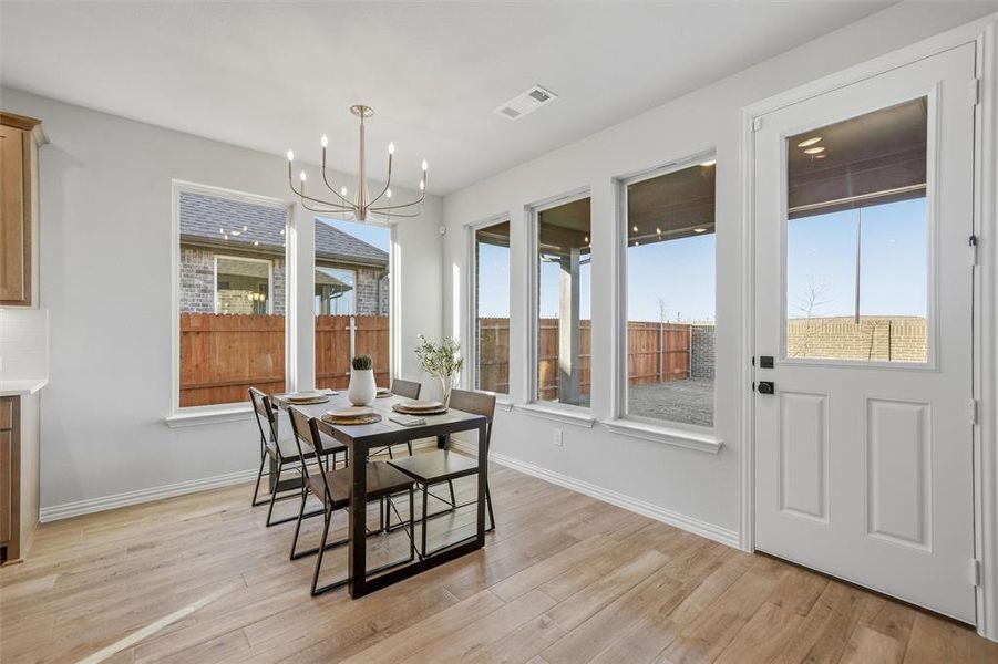 Furnished interior view inside a new home in Morningstar, Aledo (Image 12).