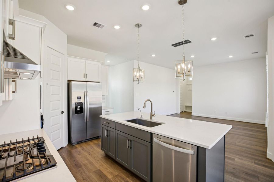 Furnished interior view inside a new home in Pinewood Trails - Luxe Series, Houston (Image 19).