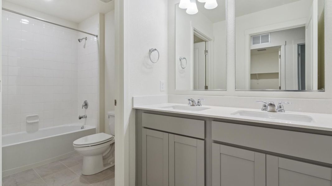 Representative furnished interior of a home built from the EDMON by D.R. Horton in The Ridge at Lorson Ranch, Colorado Springs (Image 11). Representative furnished interior of a home built from the EDMON by D.R. Horton in The Ridge at Lorson Ranch, Colorado Springs (Image 11).