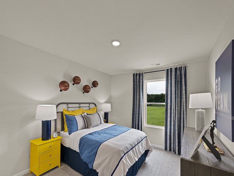 Furnished interior view inside a new home in Oakwood, Mebane (Image 13).