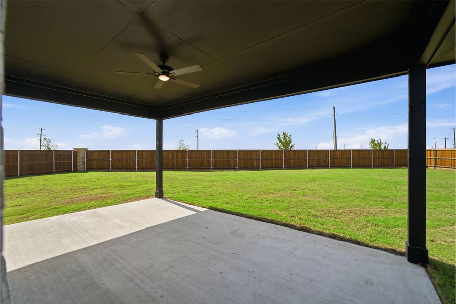 Exterior details and patio area of a home in Heartland, Heartland (Image 3). Exterior details and patio area of a home in Heartland, Heartland (Image 3).