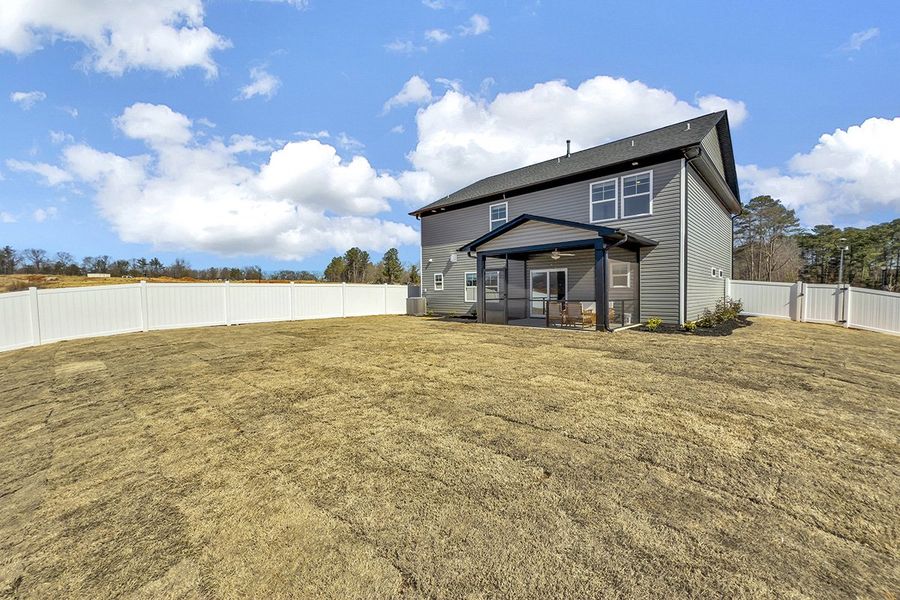Representative exterior photo of a completed home built from the Porter II by Great Southern Homes in Cottages at Roofs Pond, West Columbia, SC (Image 29).