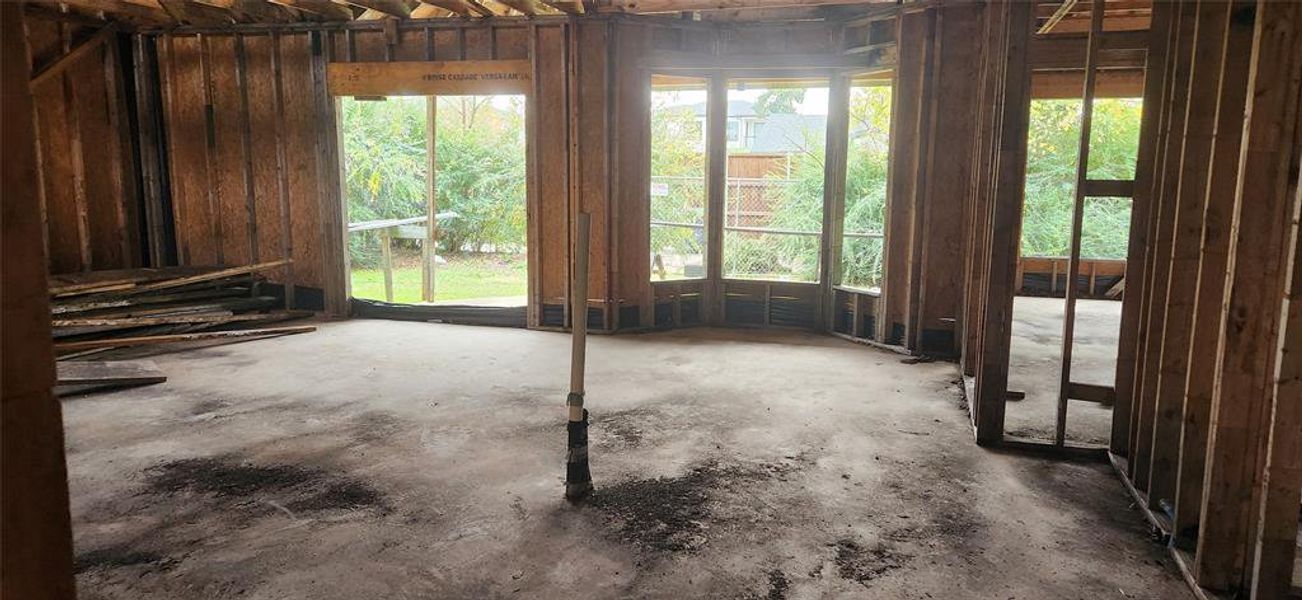 In-progress construction of a new home in , Dallas, TX (Image 12).