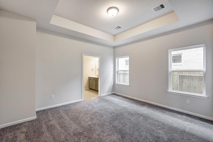 The Mockingbird II- Primary Bedroom with Tray Ceiling The Mockingbird II- Primary Bedroom with Tray Ceiling