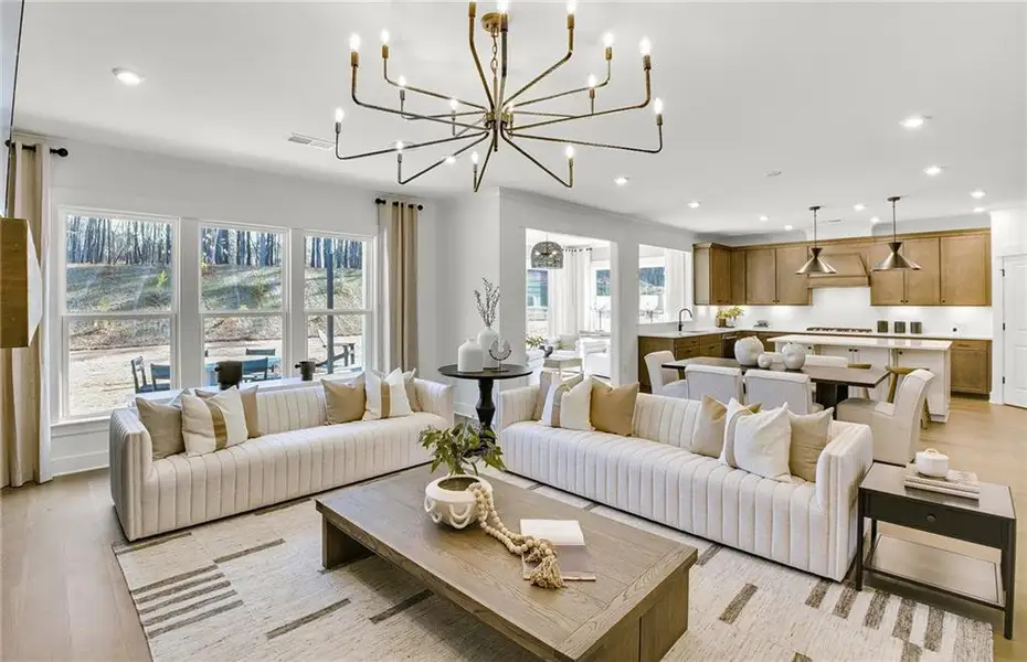 Furnished interior view inside a new home in Berkeley Mill, Cumming (Image 5).