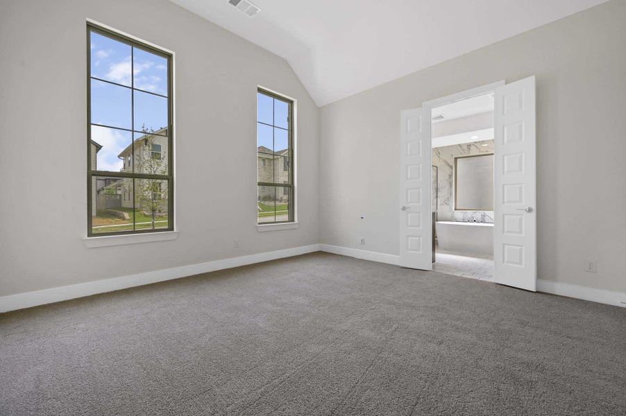 Representative Primary Bedroom - some options shown