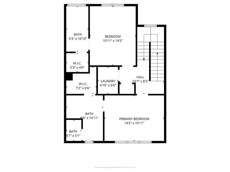2D floor plan layout of this home in , Dallas, TX (Image 26).