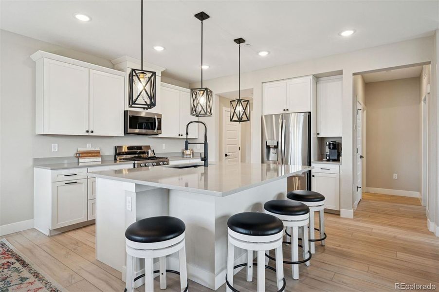 Furnished interior view inside a new home in Chatfield Bluffs, Littleton (Image 27).