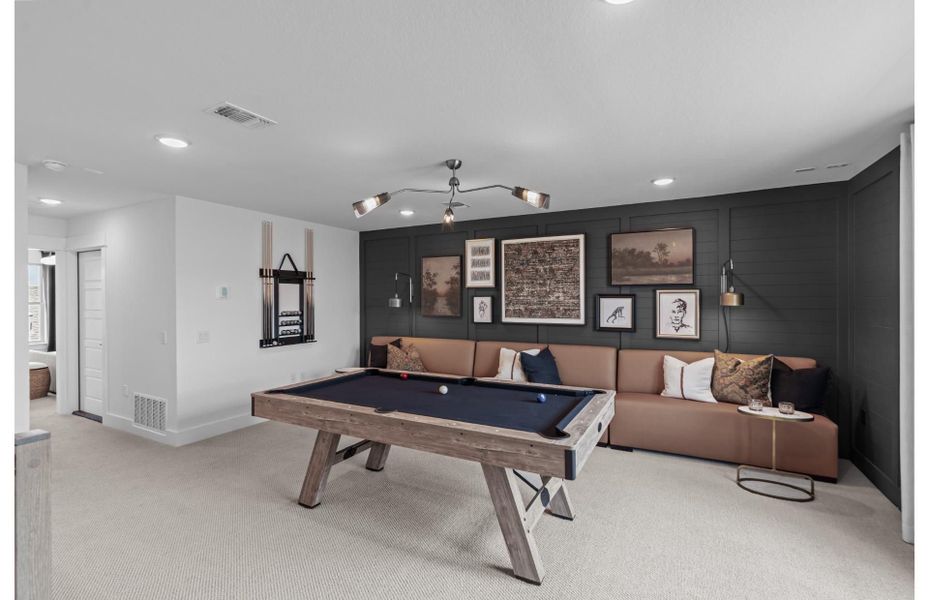 Furnished interior view inside a new home in Del Webb New Braunfels at Veramendi, New Braunfels (Image 21).