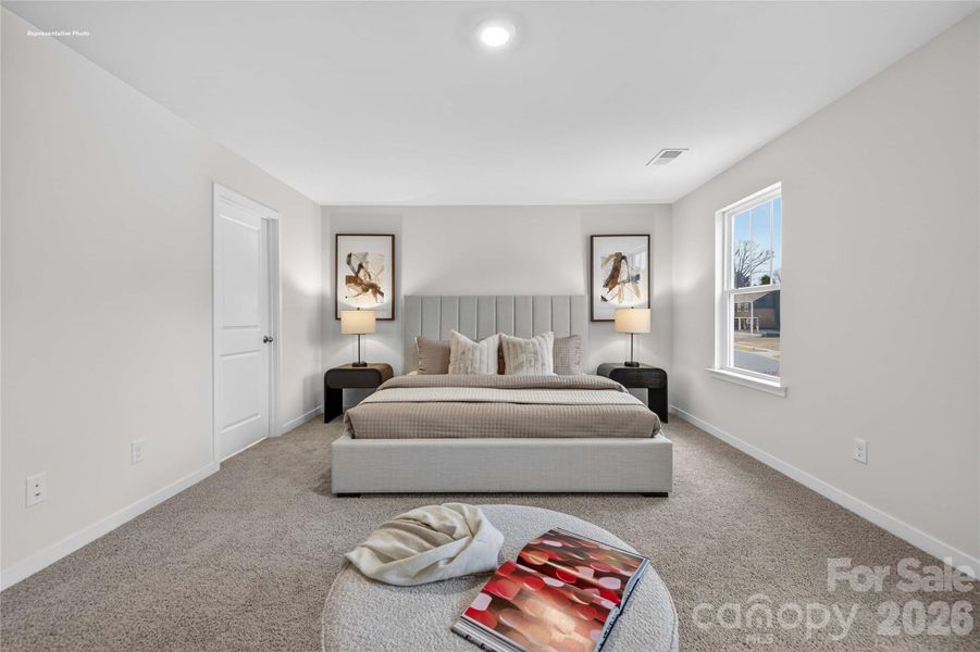 Furnished interior view inside a new home in The Hamptons at Hickory, Hickory (Image 13).