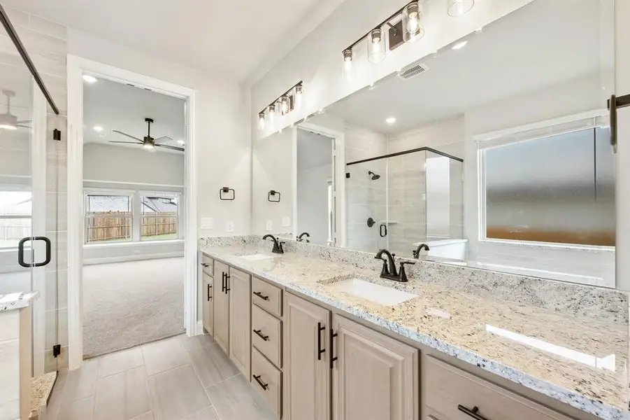 Furnished interior view inside a new home in Willow Wood, McKinney (Image 11).