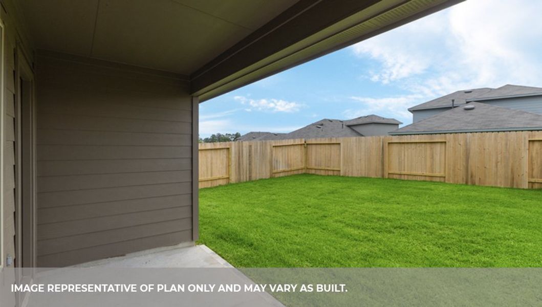 Representative exterior details of a home built from the X30A by D.R. Horton in Granger Pines, Conroe (Image 4).