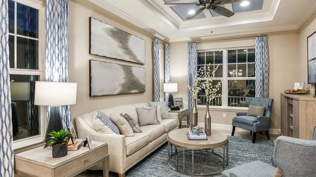 Furnished interior view inside a new home in Central Park, Port St. Lucie (Image 9).
