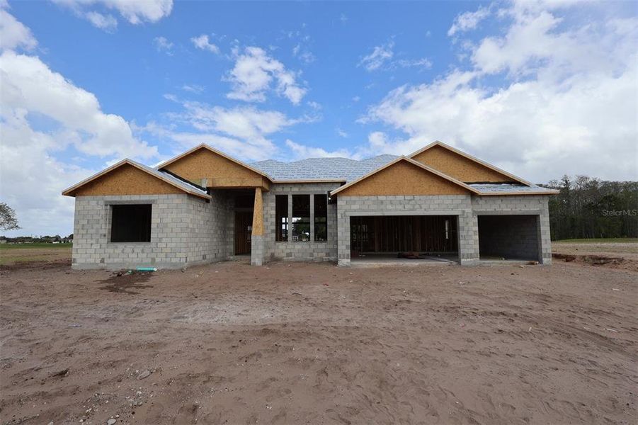 In-progress construction of a new home in Solace at Corner Lake, Orlando, FL (Image 5).