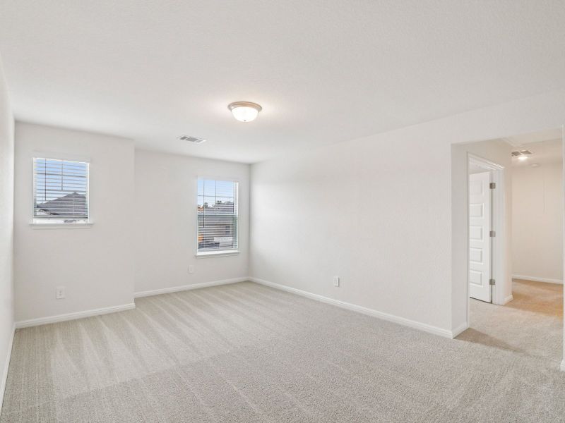 Spacious, unfurnished interior of a new home in Prairie Winds - Executive Collection, Hutto (Image 17).