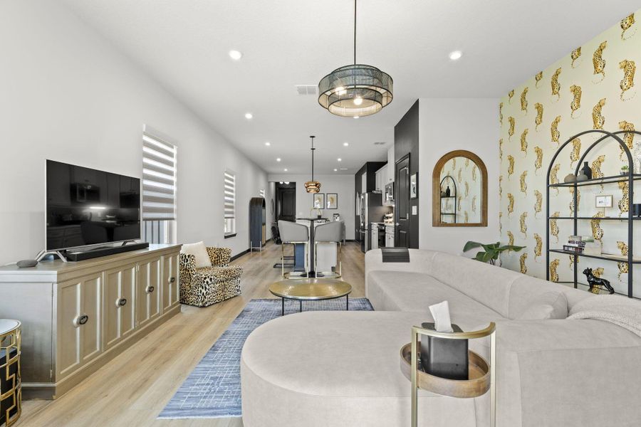 Furnished interior view inside a new home in , Port St. Lucie (Image 10).