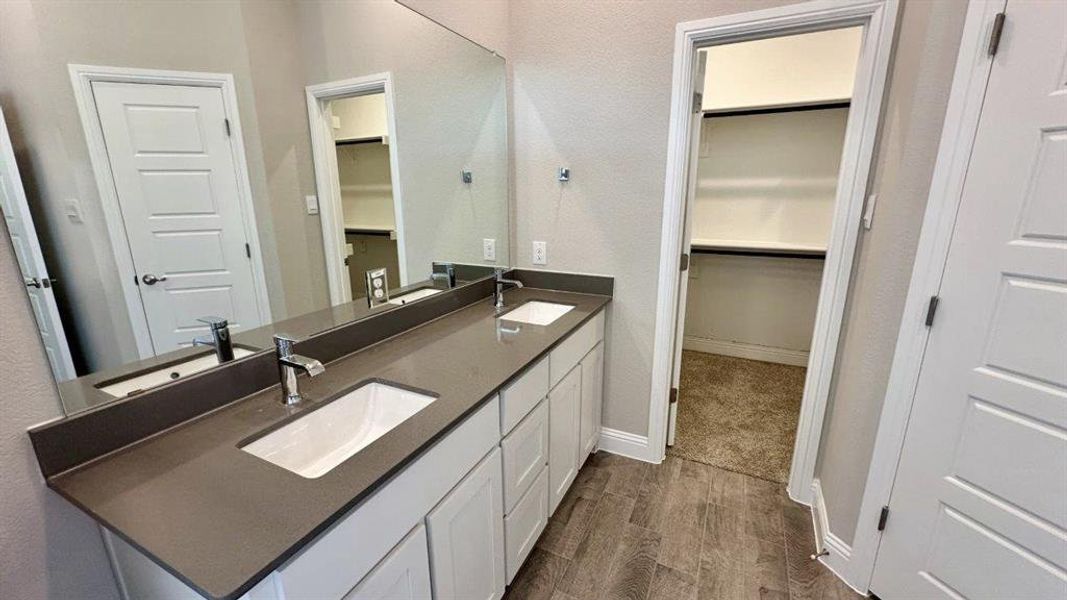 Furnished interior view inside a new home in Eagle Creek, Denton (Image 6). Furnished interior view inside a new home in Eagle Creek, Denton (Image 6).