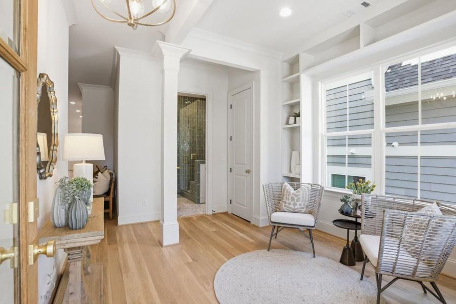 Furnished interior view inside a new home in , Marietta (Image 12). Furnished interior view inside a new home in , Marietta (Image 12).