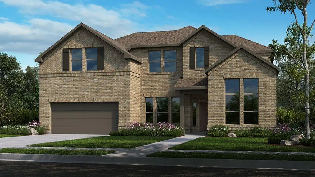 Front exterior of a new home in , McKinney, TX, highlighting curb appeal (Image 1).