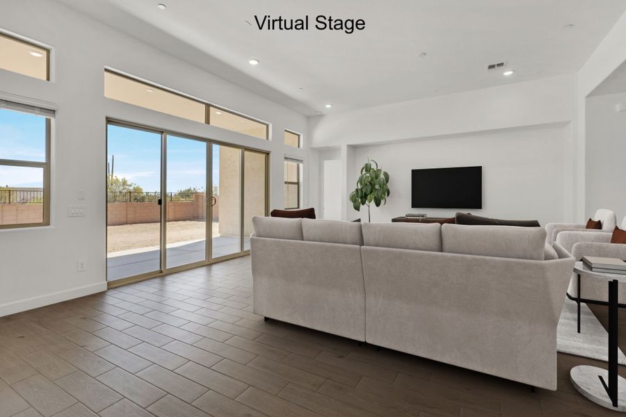 Furnished interior view inside a new home in Saguaro Reserve II, Marana (Image 5).