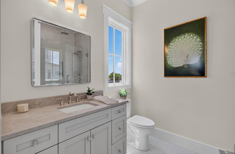 Furnished interior view inside a new home in , Johns Island (Image 17).