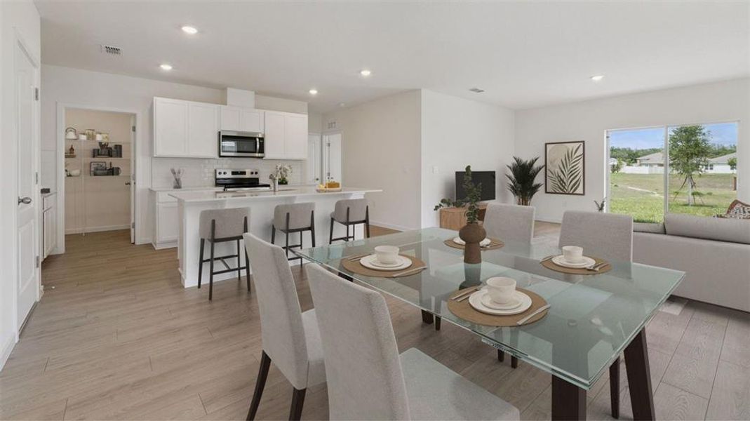 Furnished interior view inside a new home in , Kissimmee (Image 8).