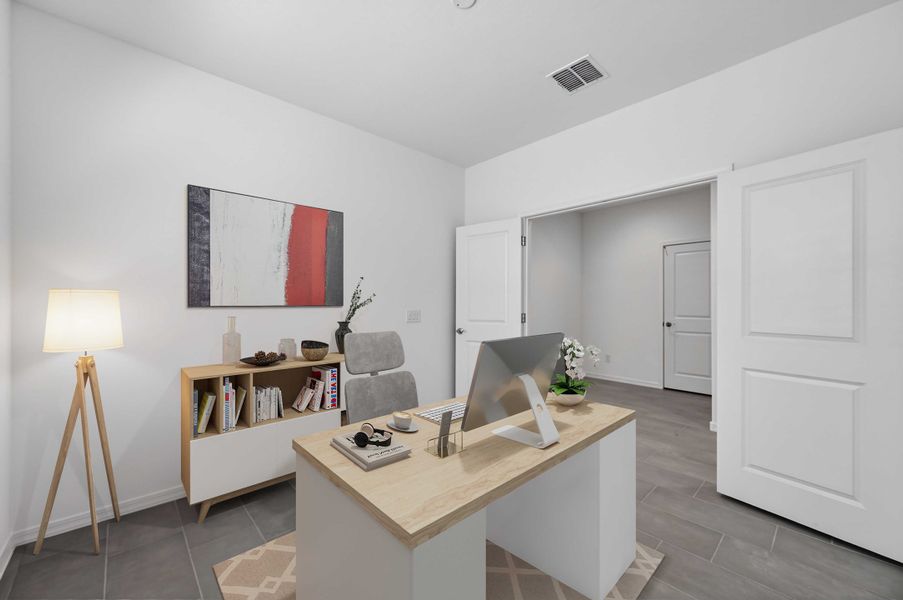 Furnished interior view inside a new home in Artisan at Asante, Surprise (Image 8).