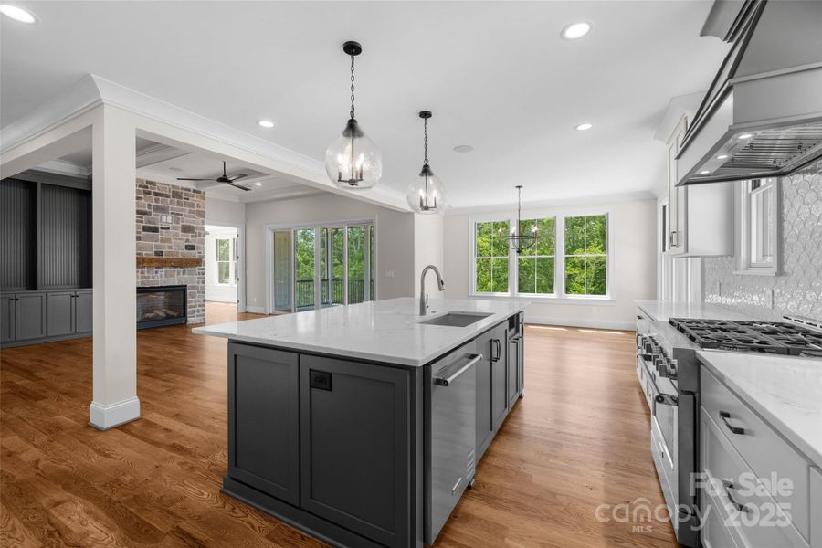 Furnished interior view inside a new home in , Clover (Image 12).