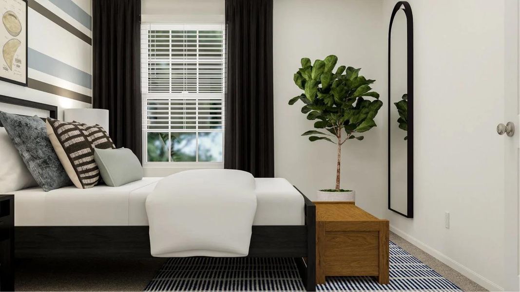 Furnished interior view inside a new home in Plum Creek North: Stonehill Collection, Kyle (Image 4).