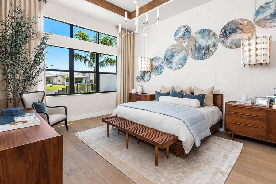 Furnished interior view inside a new home in , Boca Raton (Image 4). Furnished interior view inside a new home in , Boca Raton (Image 4).