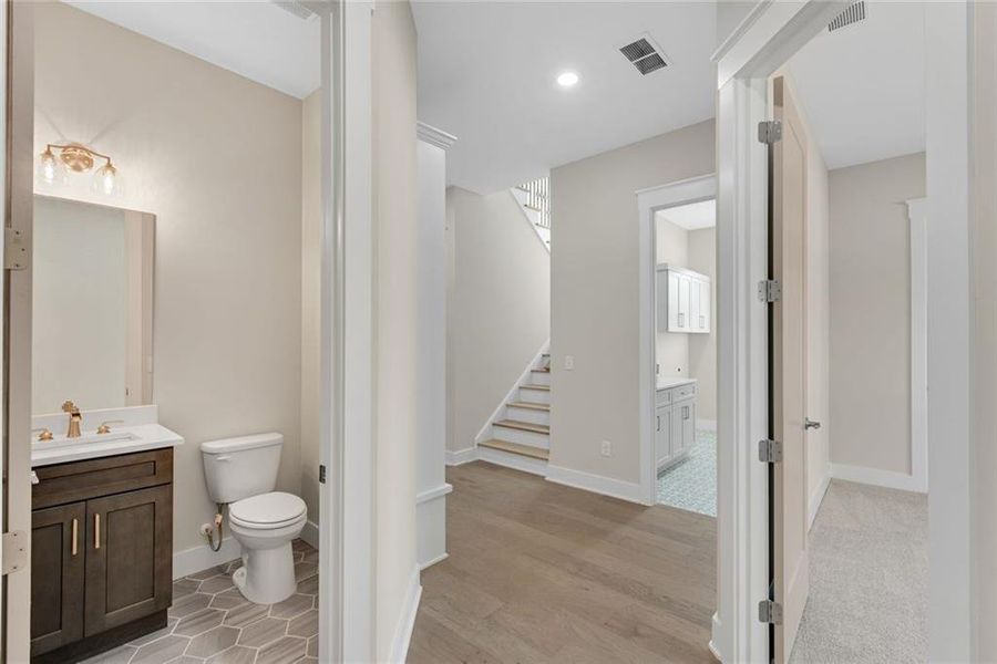 Furnished interior view inside a new home in , Hiram (Image 10).