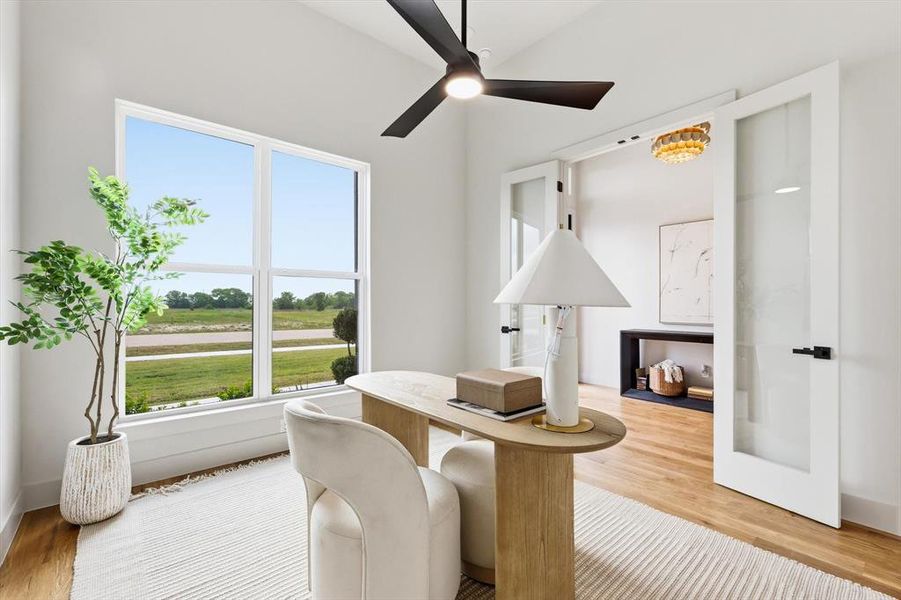 Furnished interior view inside a new home in , Red Oak (Image 16).