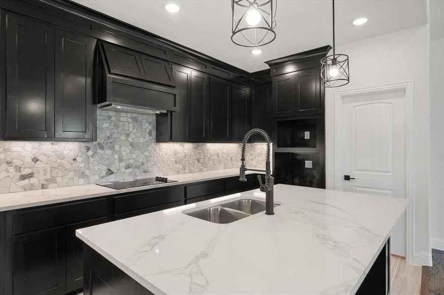 Furnished interior view inside a new home in , Corsicana (Image 6).