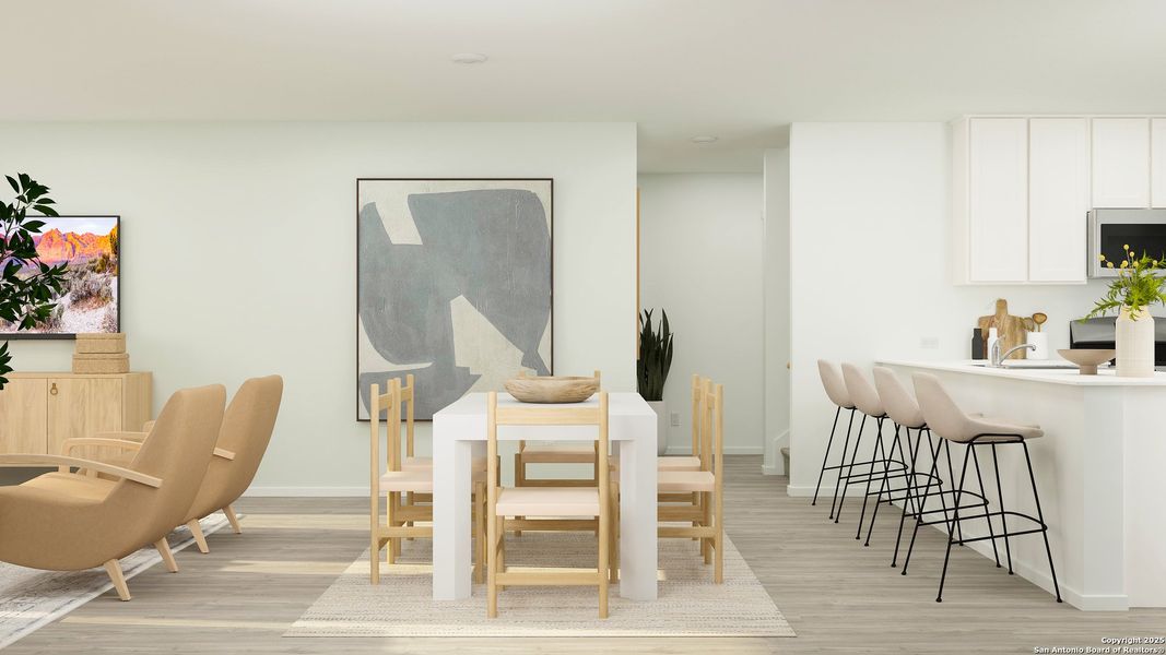 Furnished interior view inside a new home in Lonesome Dove, San Antonio (Image 23).