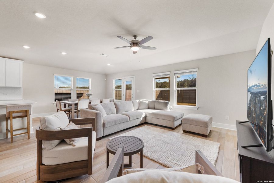 Furnished interior view inside a new home in Fox Falls, Boerne (Image 18). Furnished interior view inside a new home in Fox Falls, Boerne (Image 18).