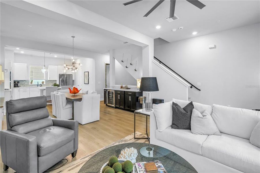 Furnished interior view inside a new home in , St. Petersburg (Image 17).