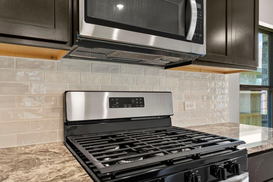 Close-up of interior finishes inside a home in Grand Central Park, Conroe (Image 15).