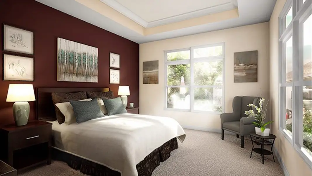 Representative furnished interior of a home built from the Capri by Epcon Communities in The Villas at Pinewood, Asheboro (Image 7).