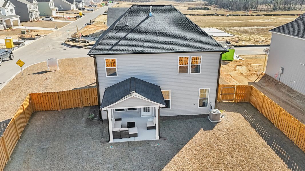 Representative exterior details of a home built from the Makenzie II by Great Southern Homes in Peachtree Hills, Lexington (Image 41).