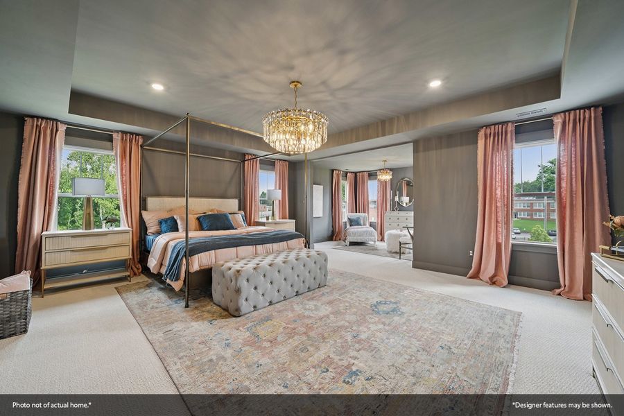 Furnished interior view inside a new home in Hawthorn Ridge, Inman (Image 16).