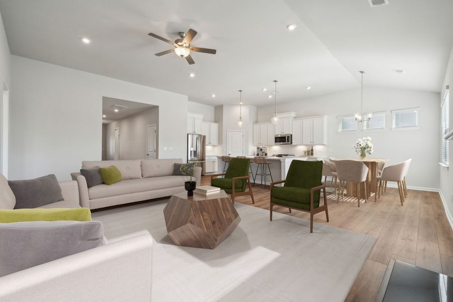 Representative furnished interior of a home built from the The Wallace by Stanley Martin Homes in The Retreat at Laurelbrook, Sherrills Ford (Image 7).