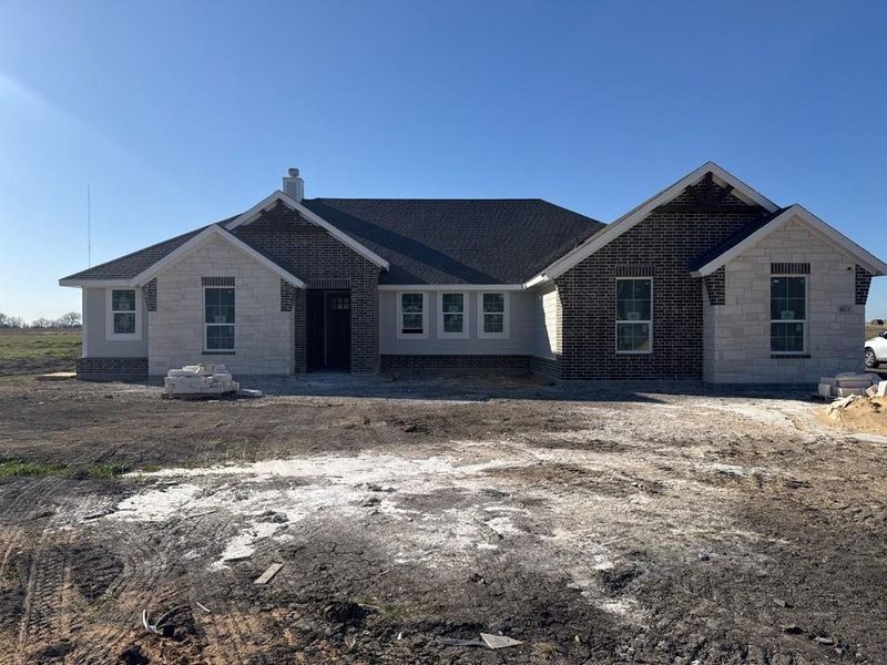 In-progress construction of a new home in Terra Escalante, Blue Ridge, TX (Image 9).