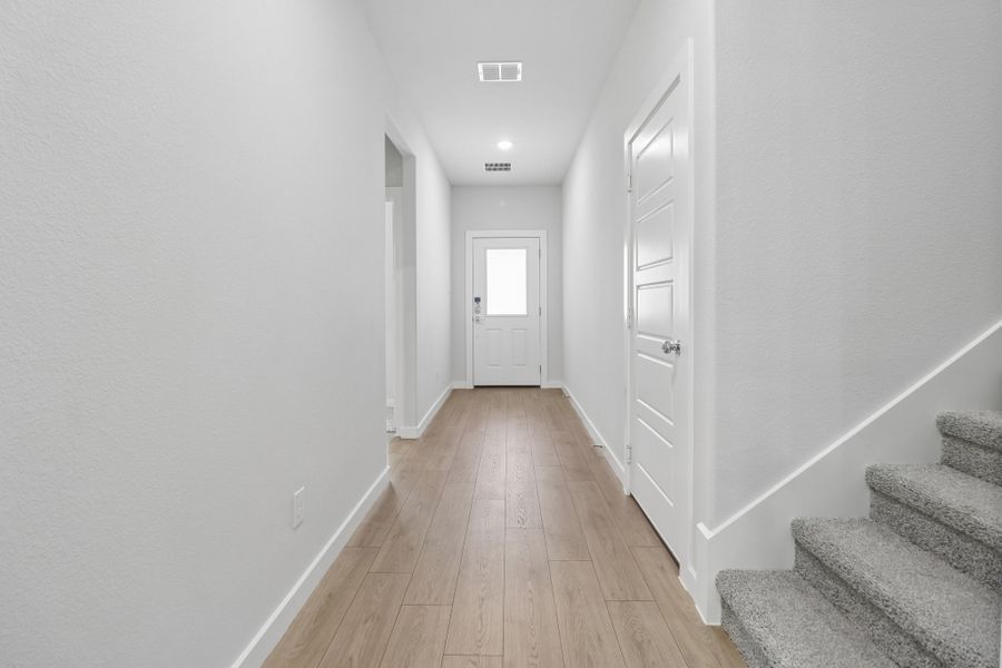 Foyer in the Masters home plan by Trophy Signature Homes