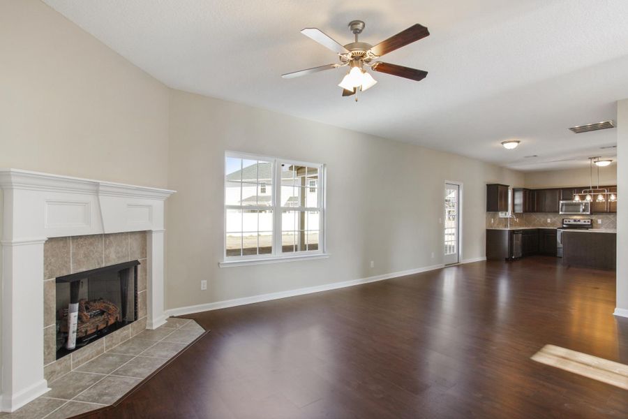 Representative unfurnished interior of a home built from the The Richland by RTS Homes in Tibet Road at Sassafras, Allenhurst (Image 18).