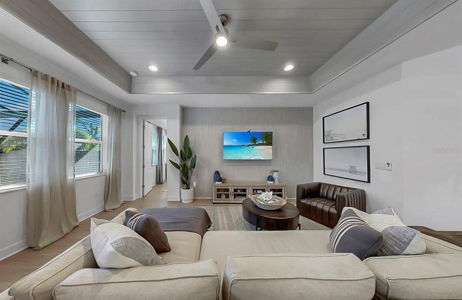 Furnished interior view inside a new home in , Sarasota (Image 27).