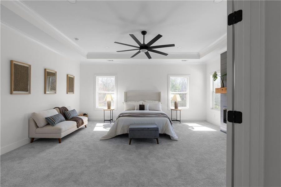 Furnished interior view inside a new home in , Social Circle (Image 43).