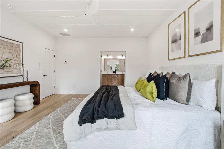 Furnished interior view inside a new home in , Atlanta (Image 15).