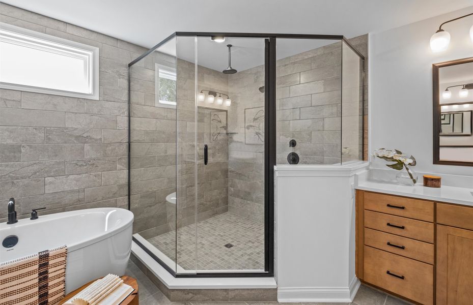 Owner's Bath with Walk-In Shower and Optional Free