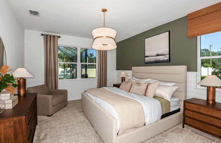 Representative furnished interior of a home built from the Merlot by Pulte Homes in Riverwood, Zephyrhills (Image 11). Representative furnished interior of a home built from the Merlot by Pulte Homes in Riverwood, Zephyrhills (Image 11).